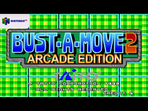 Bust-A-Move 2: Arcade Edition (Nintendo 64 Gameplay)
