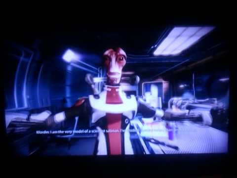 Professor Mordin Solus singing Gilbert and Sullivan