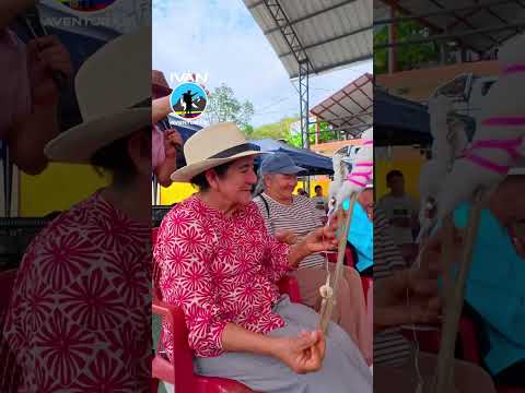 Concurso de hilado  en la parroquia el Lucero del cantón Calvas provincia de Loja 🧶🇪🇨💚📸🎬