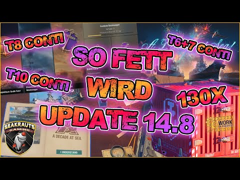 ⚓ 10 Jahre World of Warships! 😍 So FETT wird das Update 14.8 😃