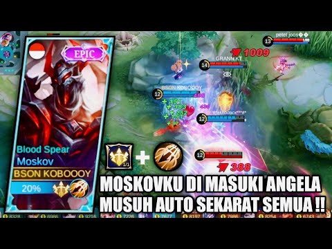 TOP GLOBAL MOSKOV | 16 KILLS MOSKOV SPELL INSPIRE | BUILD MOSKOV TERSAKIT - MLBB