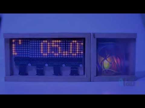 M-Clock – orologio a matrice di led by 0lab