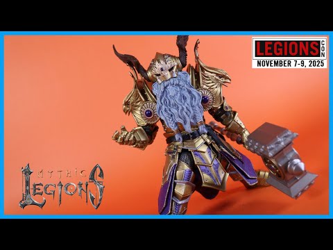 LEGIONSCON 2025 EXCLUSIVE Mythic Legions Legacies of Mythoss SIR VALGARD v2 Action Figure Review