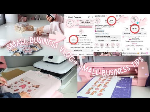 , title : 'Small Business Work With Me Vlog | How to Start and Grow a Small Business, Tips for Small Businesses'