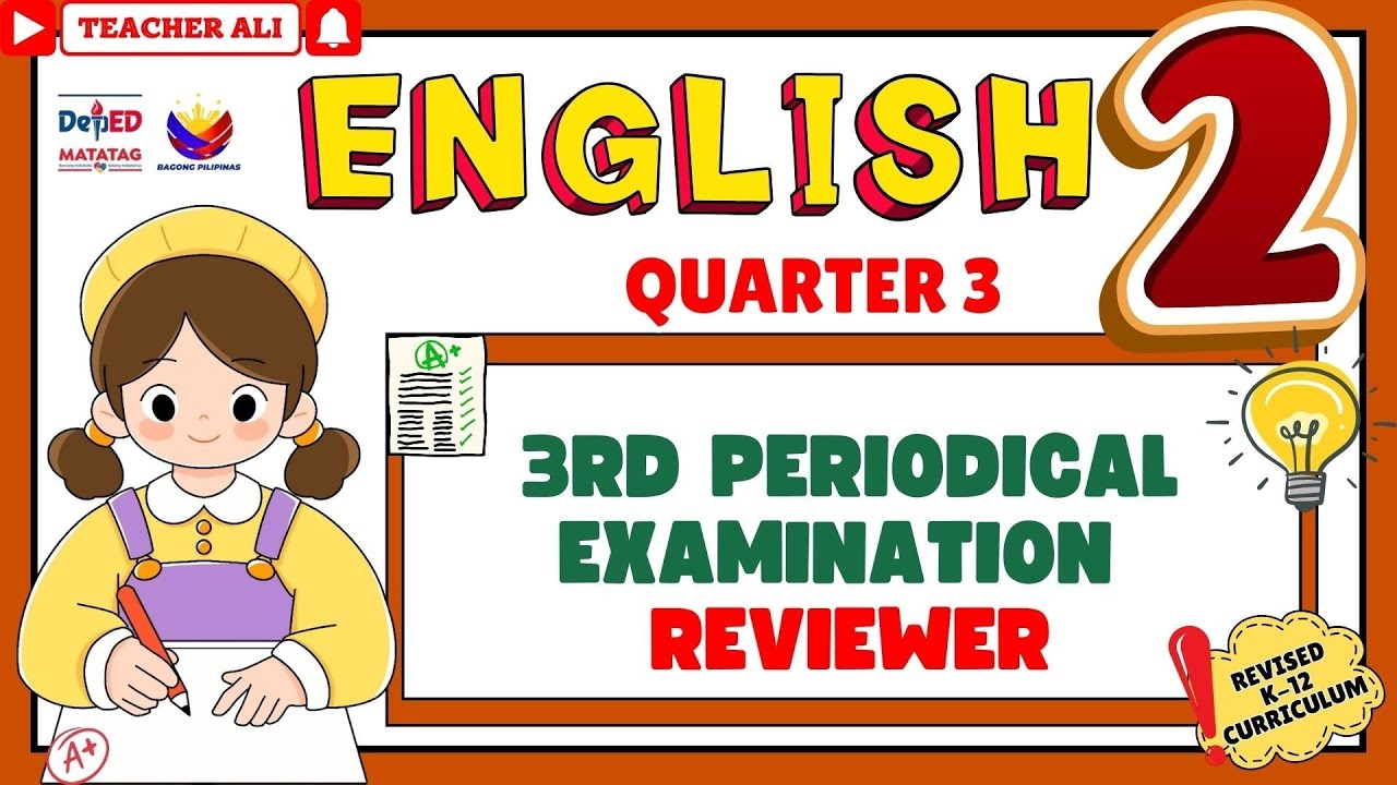 GRADE 2 ENGLISH 2 Third Periodical Test Reviewer| Quarter 3 | REVISED K-12 #reviewer #grade2 #exam