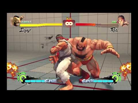 USF4 ZANGIEF STUN COMBO