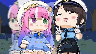 【手描き】しゅばの解像度低めアテレコを3度見するルーナ【姫森ルーナ/大空スバル/スバルーナ/ホロライブ切り抜き漫画】