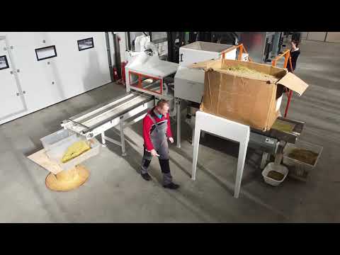 Small chamomile processing line