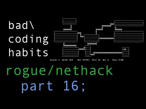 Coding a Rogue/Nethack RPG in C - Part 16