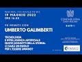  Evento - 90 minuti con Umberto Galimberti del 19/05/2022 Confindustria Chieti Pescara