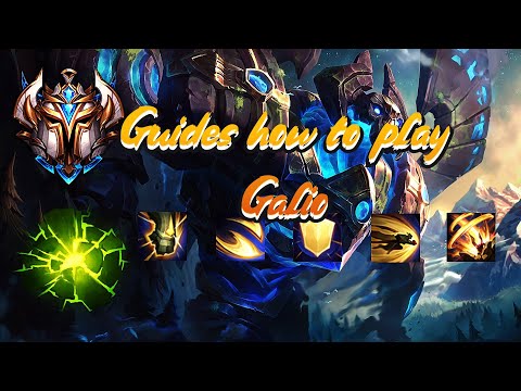 [CHALLENGER REPLAY] TOP 1 CHALLENGER GUIDES HOW TO PLAY GALIO MID & CARRY SEASON 12 FOR BEGINNERS