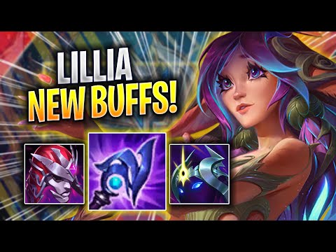 KOREAN CHALLENGER TRIES LILLIA WITH NEW BUFFS! - Korean Challenger Plays Lillia JUNGLE vs Wukong!