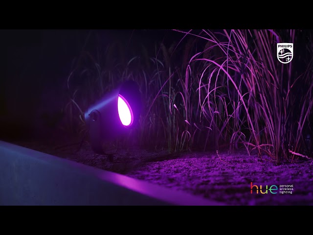 Video teaser for Philips Hue Lily XL: Leistungsstarker Spot für den Außenbereich