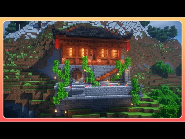 Mountain Temple with Mine Entrance Minecraft Map