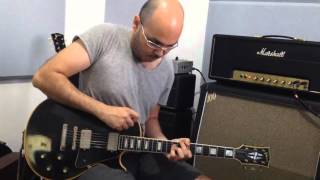 Video thumbnail for 1969 Gibson Les Paul Custom Black Beauty Vintage All Original Guitar Amp by Guitar Gear Demos
