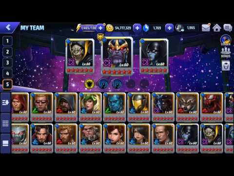 Corvus build for unibersal superviallan extreme AB Marvel Future Fight (MFF)
