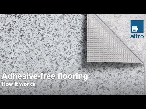 How Altro adhesive-free flooring works