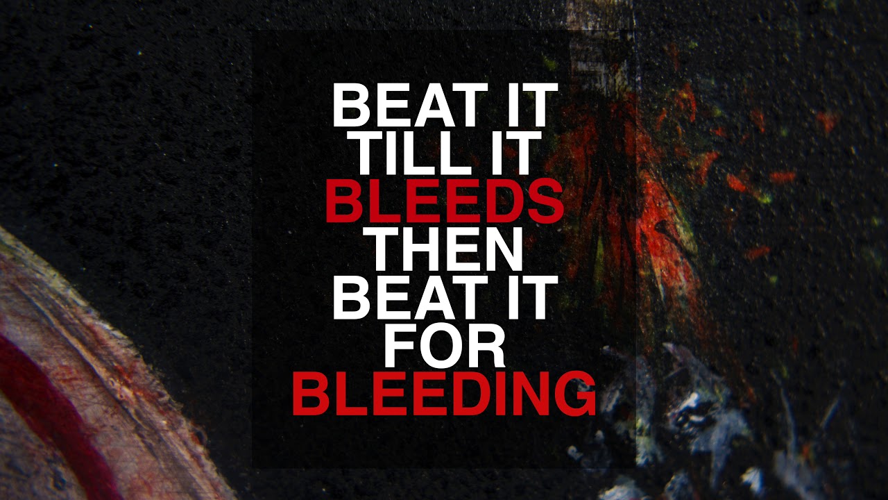 The Bombed Solid - Beat It 'Till It Bleeds (Official Lyric Video)