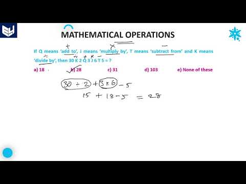 Mathematical operations in reasoning tricks | Part 2 | Bharath Kumar