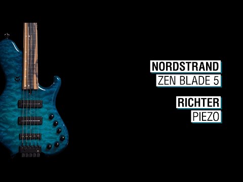 Nordstrand Zen Blade 5 + Richter Piezo - Maruszczyk Paddock 5a headless fretless