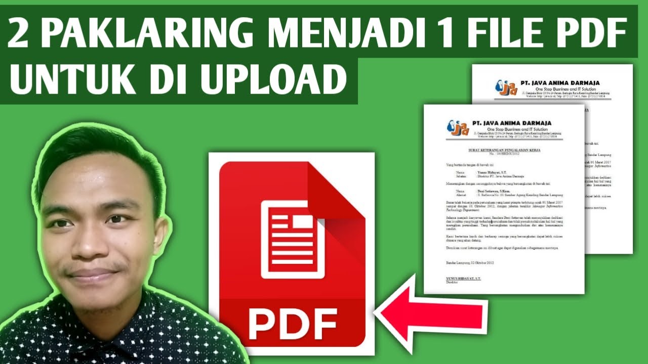 HOW TO MAKE 2 PAKLARING INTO 1 PDF FILE