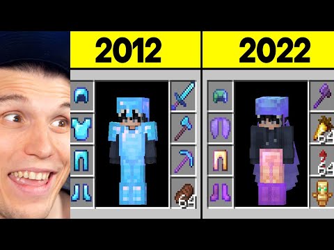 Paluten REAGIERT auf Minecraft 2012 vs. 2022 (25 Unterschiede)