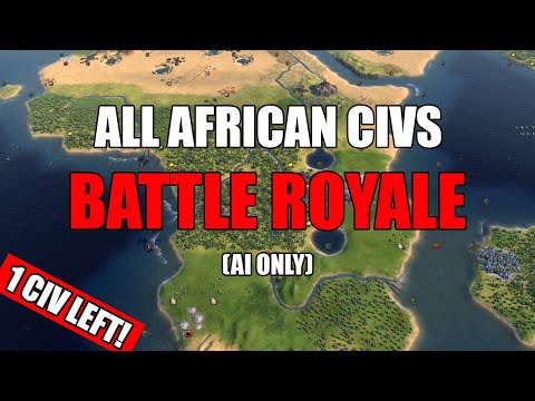 African Battle Royale! (Civilization 6 AI Only)