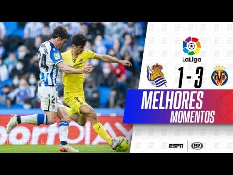 GERARD MORENO FAZ DOIS, ISAK ANOTA GOLAÇO E VILLARREAL VENCE A REAL SOCIEDAD | Melhores Momentos