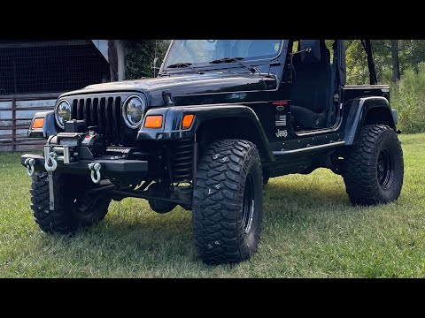 Rough Country 4"lift. Jeep Wrangler TJ