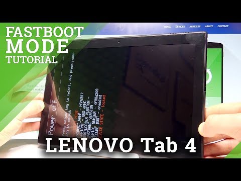 How to Enter Fastboot Mode in LENOVO Tab 4 |HardReset.info