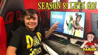 SEASON 8 LIVE | FORTNITE KID GAMER | DAMIAN GAMING