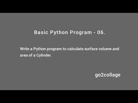 Ep 06 Language Python Basic Program I Go2collage