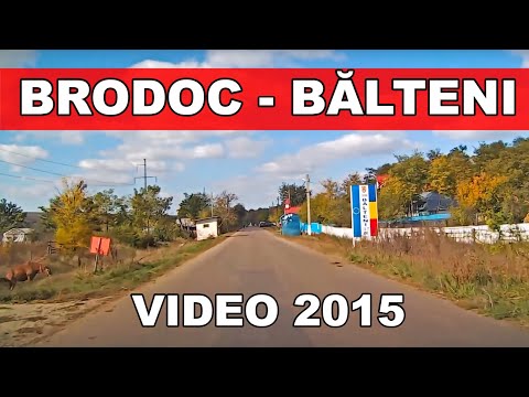 Drumul Brodoc - Balteni imagini video Full HD Vaslui DJ 207E  oct. 2015