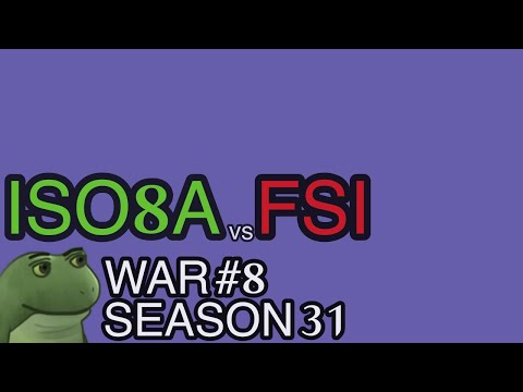Alliance War Season 31 War 8 ISOa vs. FSI | MCOC AW