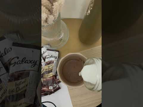 Galaxy Instant Hot Chocolate #Recipe#hotdrink#galaxy#shorts!