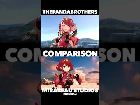 Pyra Does A Flip But In Smash Comparison