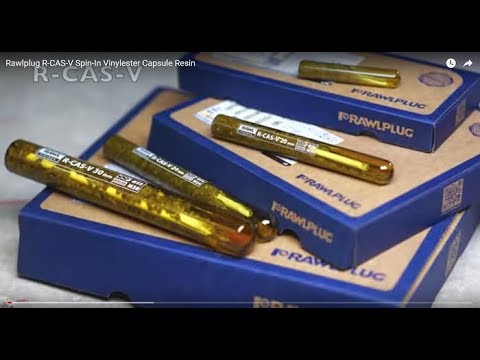 Chemical anchors in capsules – how-to video from Rawlplug