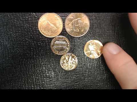 Gold Cents Dime Found In Change - Am I Rich?
