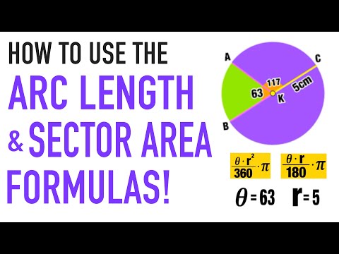 Arc Length Formula and Sector Area Formula Explained!