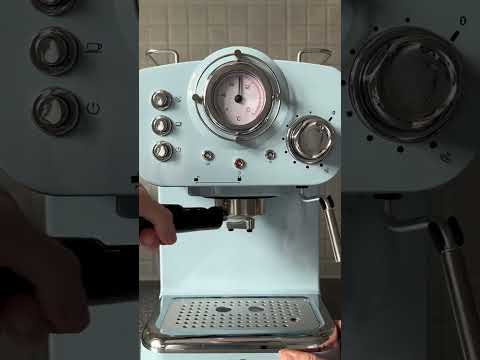 Swan Retro Espresso Machine ASMR