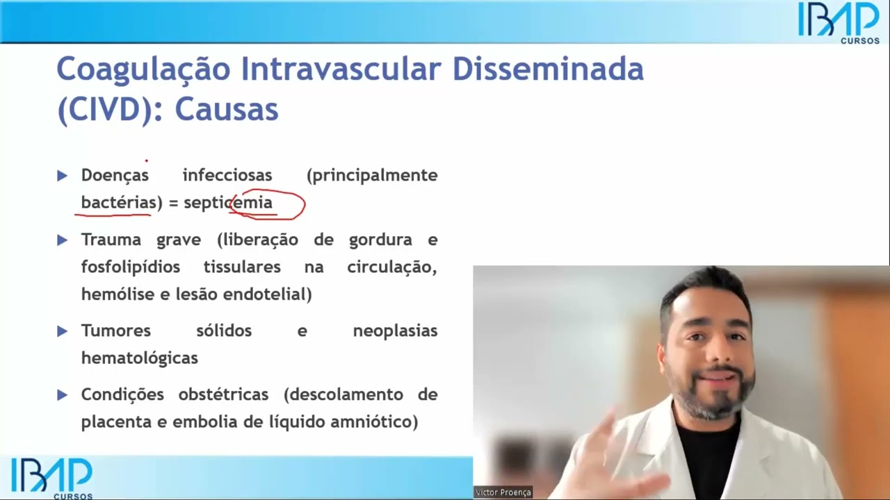 Coagulação Intravascular Disseminada (CIVD): tudo o que você precisa saber | Dr. Victor Proença