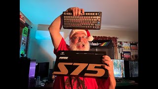 Aula S75 Pro Keyboard Unboxing & 1st Test - 2.4G Bluetooth  Wired RGB Gaming & Office - Easy To See