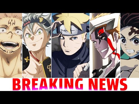 You WON'T BELIEVE What Happened With BORUTO, BLEACH & BLACK CLOVER! Veteran Author Returns & MORE!!!