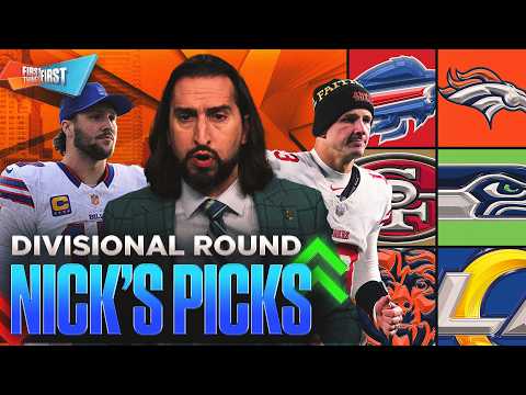 Patriots and Seahawks are on Upset Alert 👀 can Nick go 4-0 in his Divisional Round picks? 🤔 | FTF
