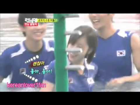 120722 EUNJUNG CUTE MOMENTS with MALE IDOLS DOO JOON&KHUN&YONGHWA&LEE JOON etc