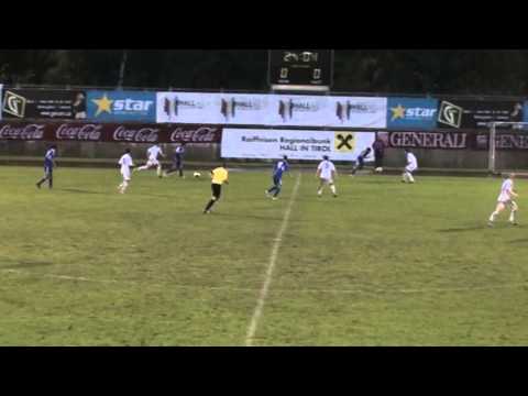 CYPRUS VS FAROE U17 (LEANDROS LILLIS BLUE SHIRT NO 11 CAPTAIN)FIRST HALF