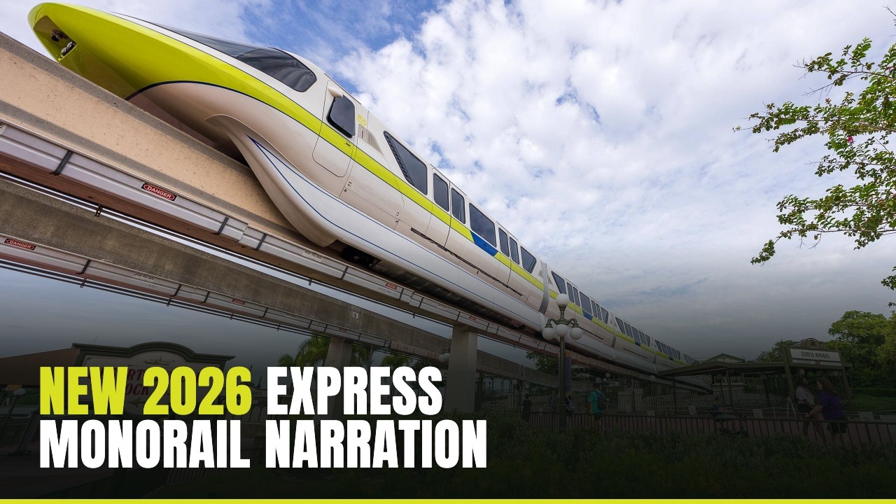Walt Disney World Express Monorail New Narration 2026