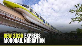 Walt Disney World Express Monorail New Narration 2026