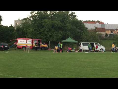 DHZ Čižatice - muži (2.štafeta, Okres-Ruskov, 18.6.2017) čas: 77,49s