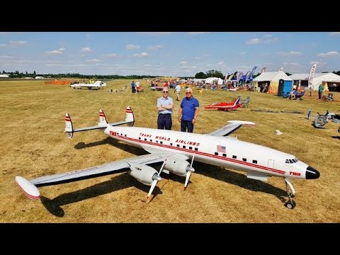 AMAZING 1/6 SCALE RC LOCKHEED SUPER CONSTELLATION" STAR OF AMERICA" LMA COSFORD # 3 - 2018